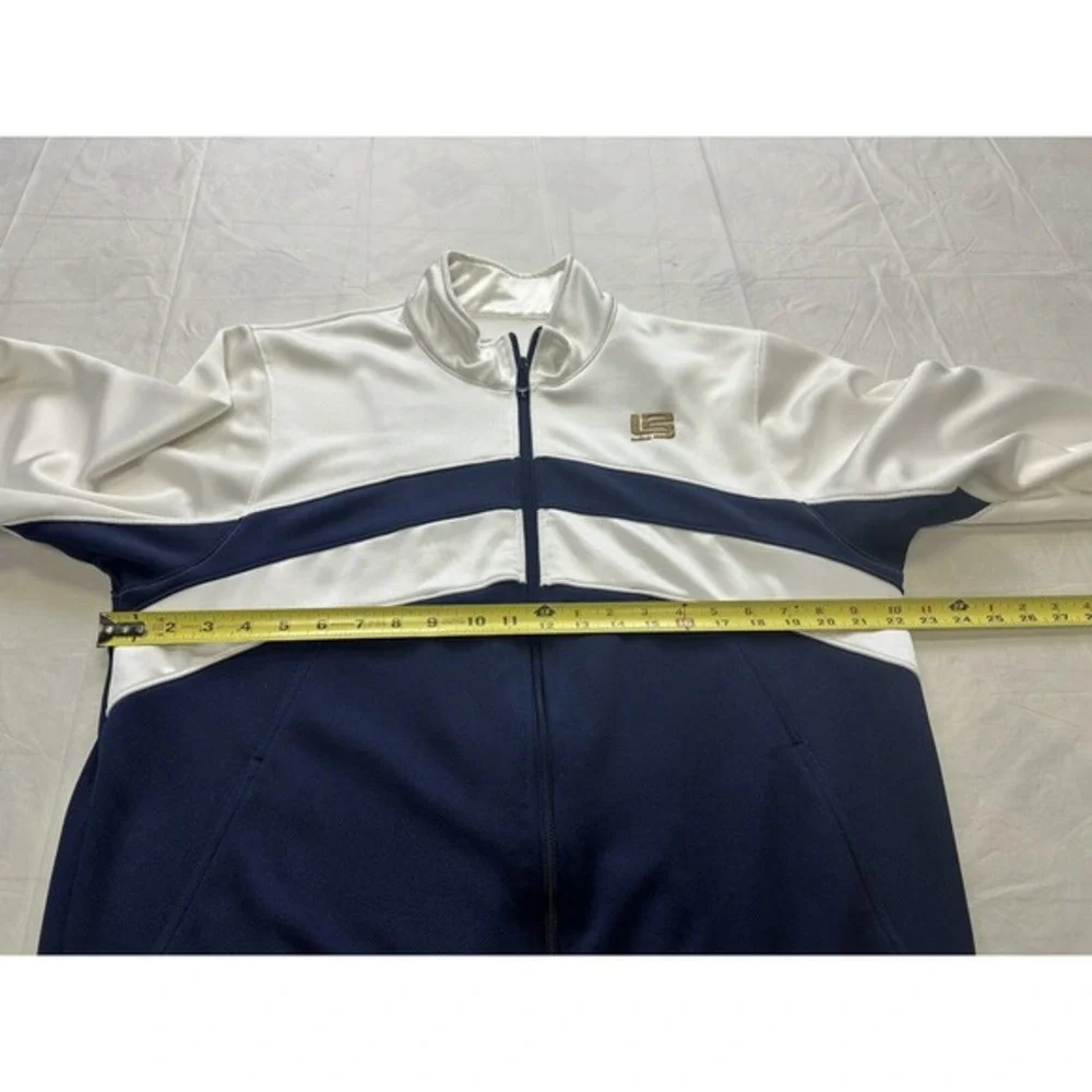Nike Lebron James Track Jacket‎ Mens Medium White Zip Up Y2K's Vintage Coat